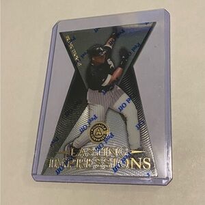Frank Thomas Rare Insert!! 1997 Pinnacle Certified Lasting Impression Baseball